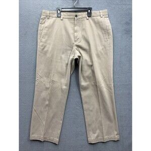 Eddie Bauer Casual Pants Mens  Flat Front Career Beige Size 36X27